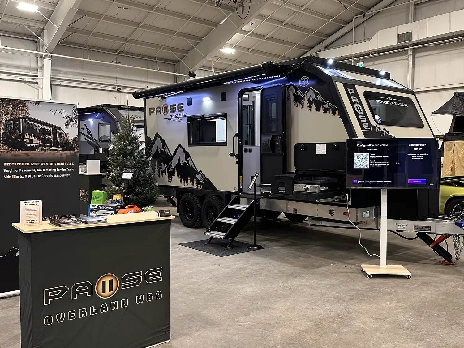 Pause off road trailer ready for delivery across Canada by Overland WBA