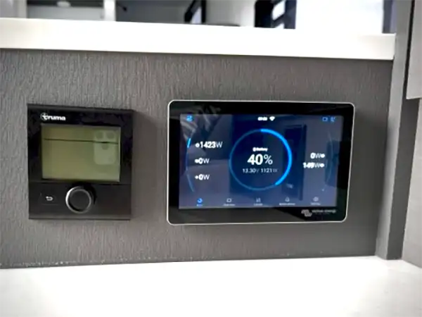 Truma and Victron control panels